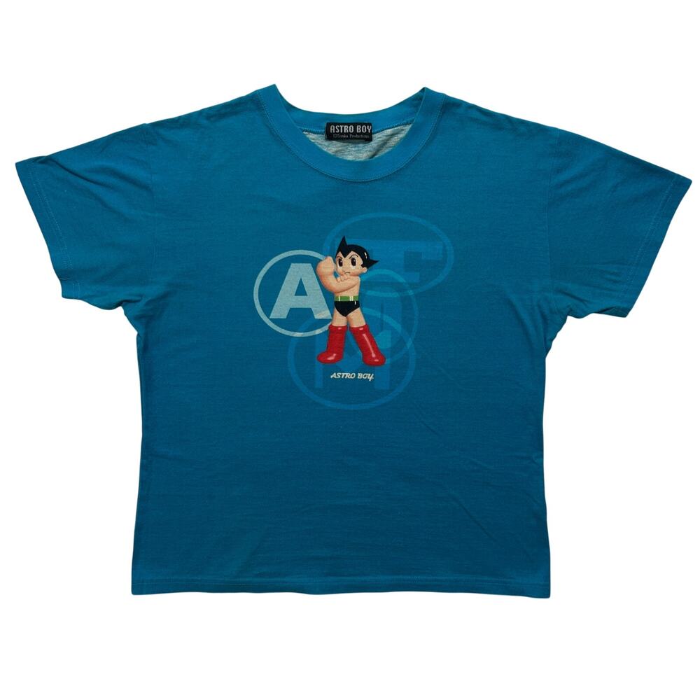 VTG 90’s Astro Boy Tezuka Productions Anime Graphic T-Shirt Men’s M Blue